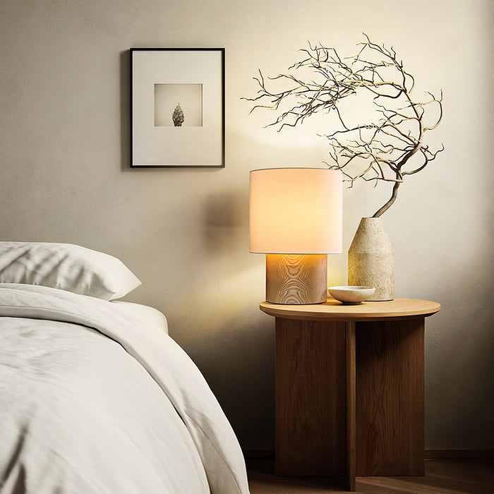 Japanese Wabi Sabi Table Lamp 11.8"