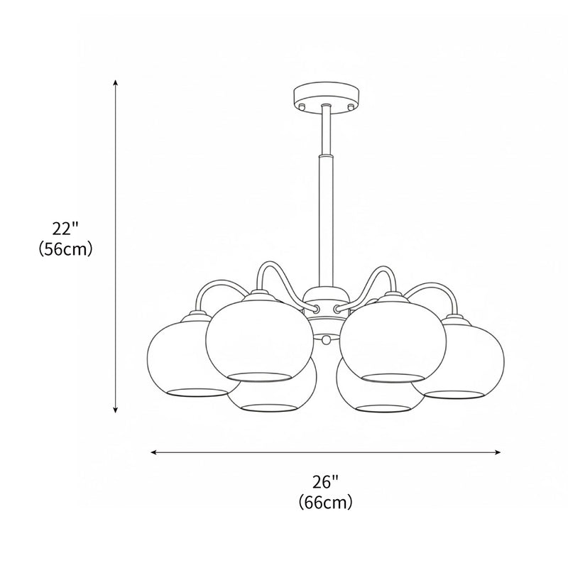 Jeri Sputnik Chandelier