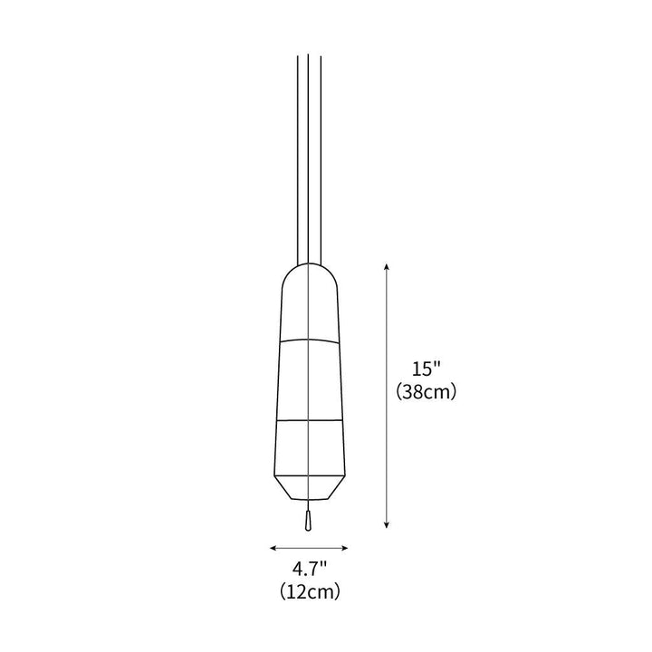 Joanna Glass Pendant Light 4.7" – detail 3