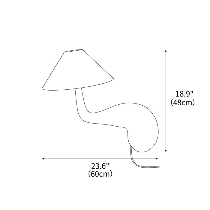 Kakuda Pine Table Lamp 23.6"