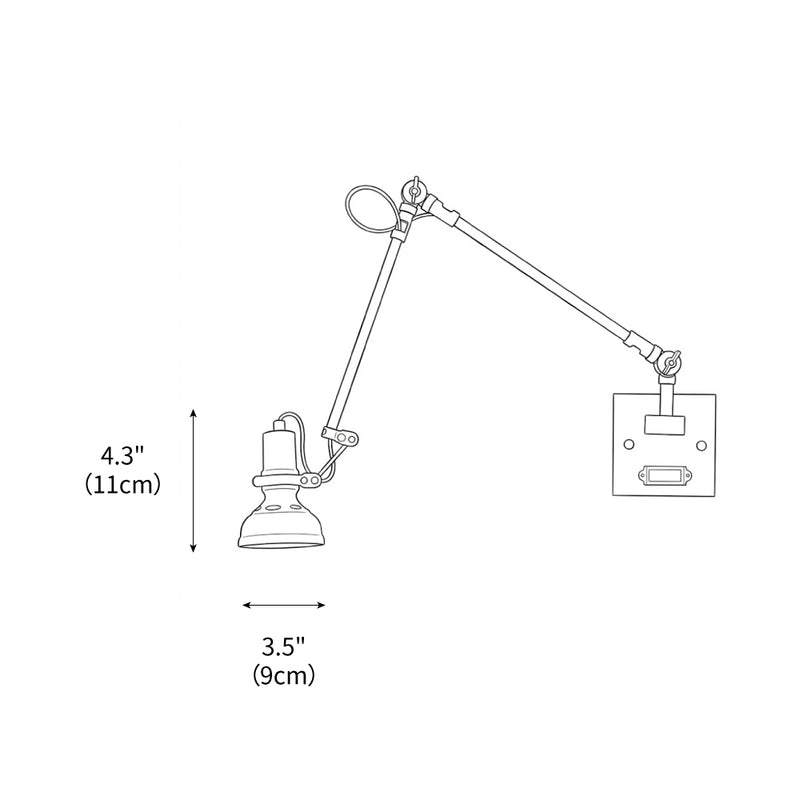 Kane Swing Arm Wall Lamp