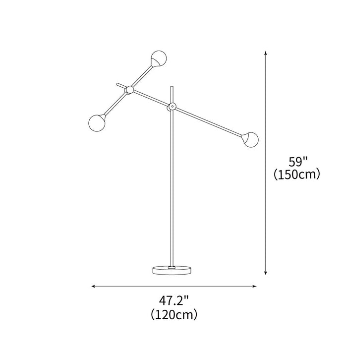 Kemi Floor Lamp 47.2"