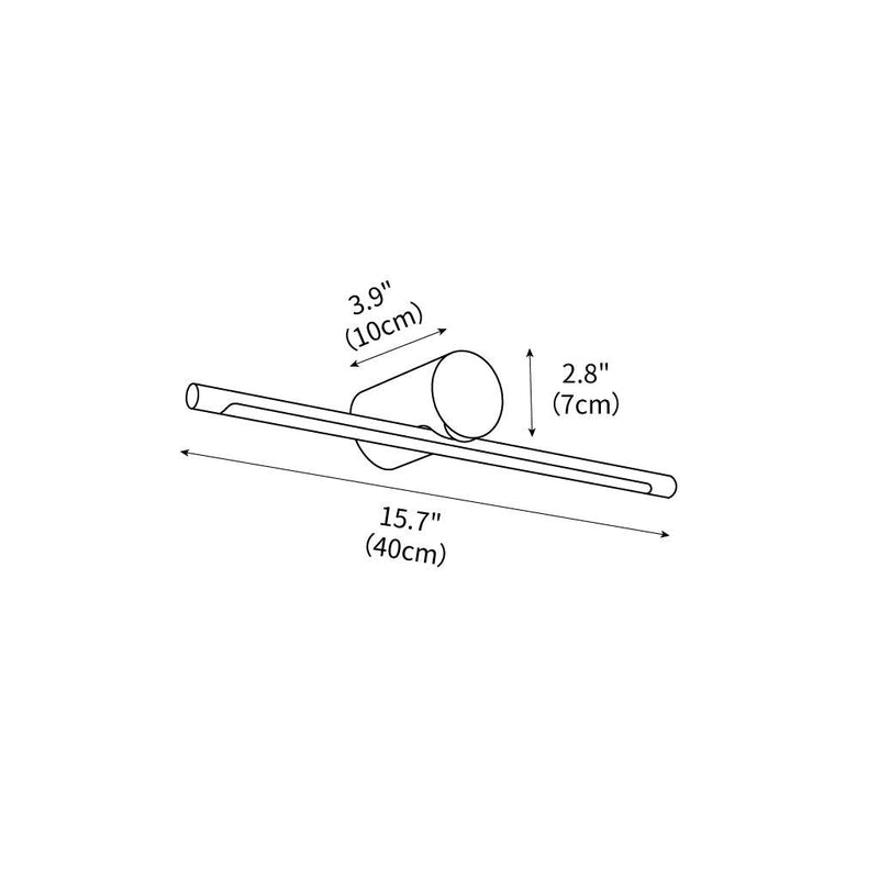 Koge Sleek Design Black LED Wall Lamp