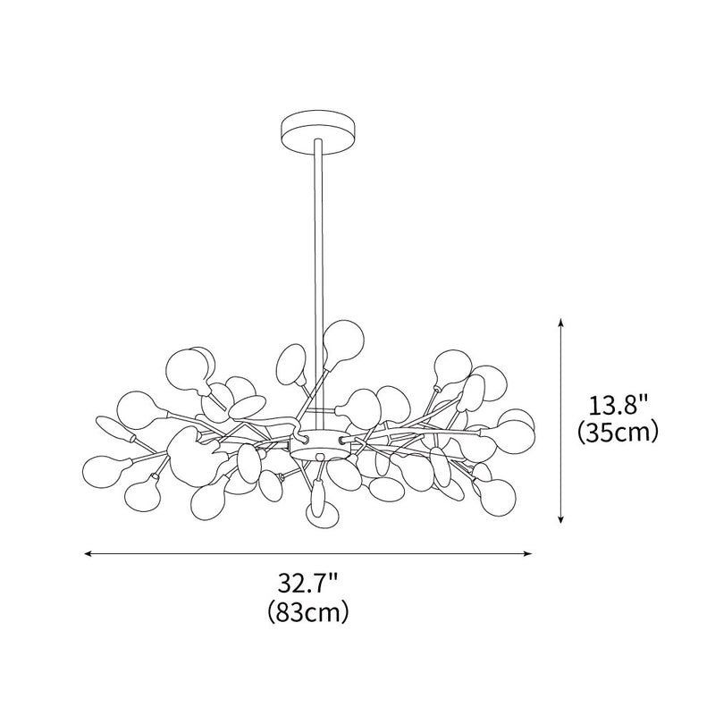 LED Firefly Sputnik Chandelier