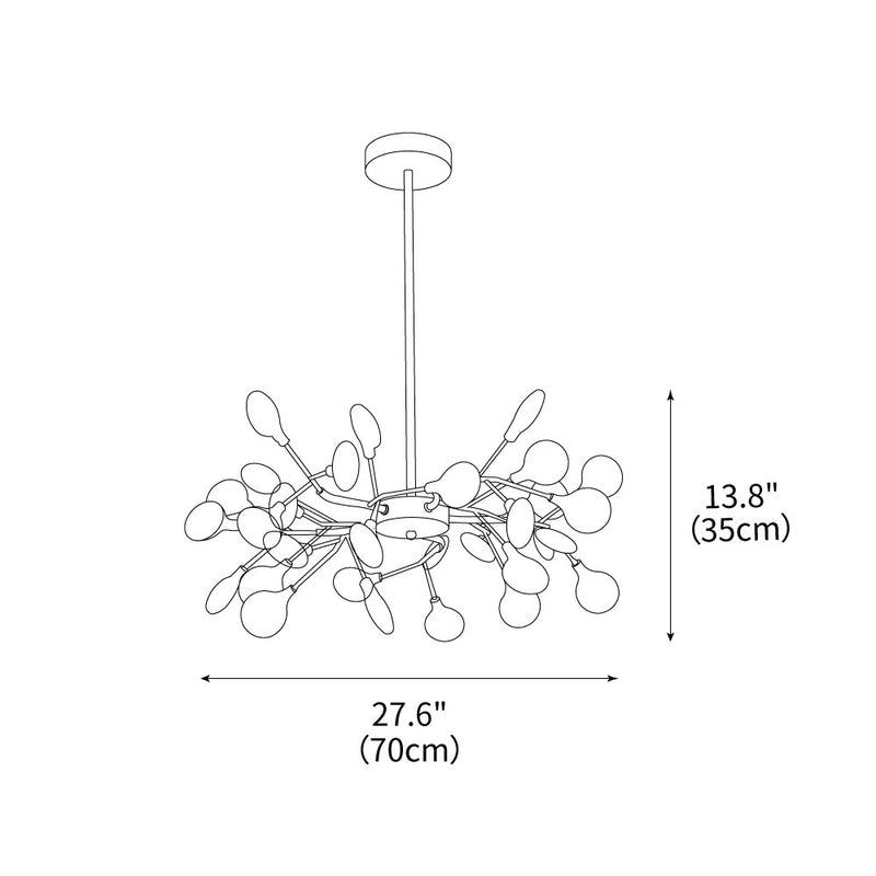 LED Firefly Sputnik Chandelier