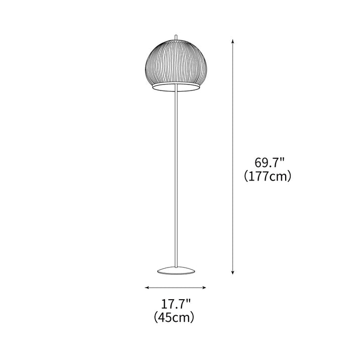 Lantern Knit Floor Lamp