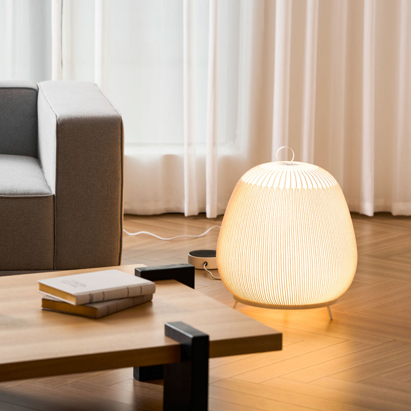 Lantern Knit Table Lamp