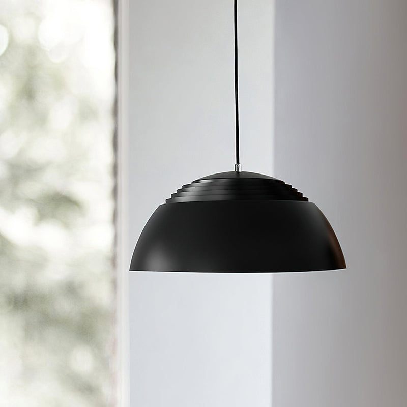 Large Bowl Wave Pendant Lamp 13.8"