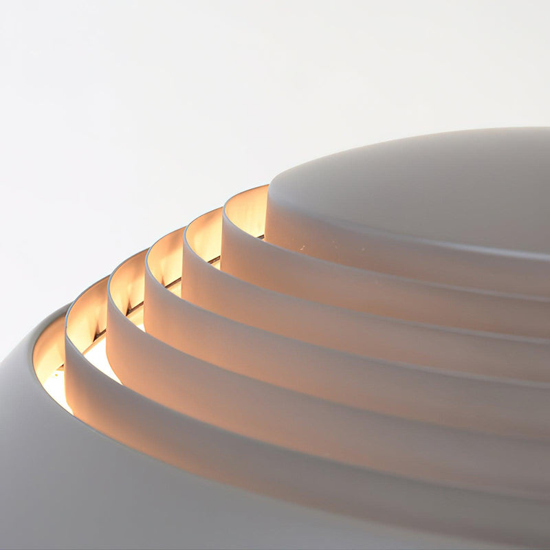 Large Bowl Wave Pendant Lamp 13.8"