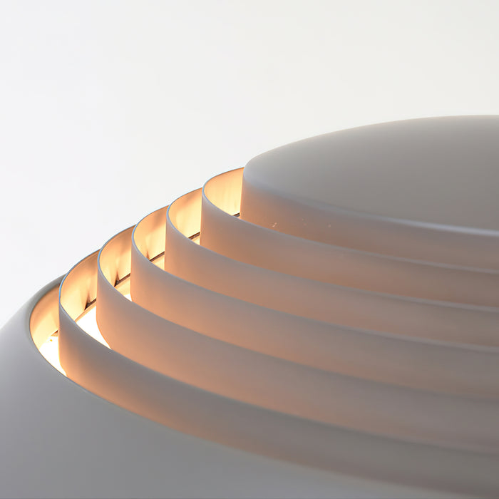Large Bowl Wave Pendant Lamp 13.8"