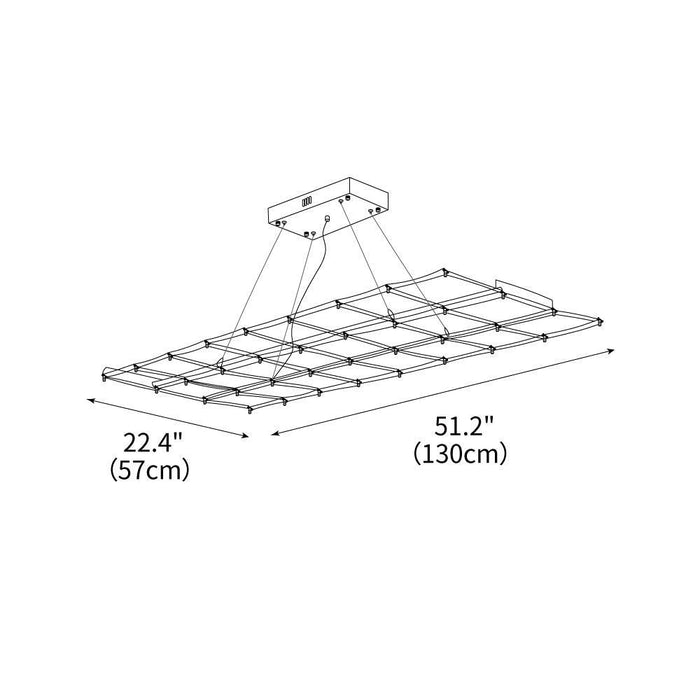 Lattice Chandelier