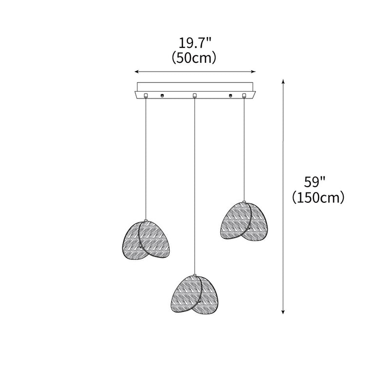 Leaf Drop Chandelier