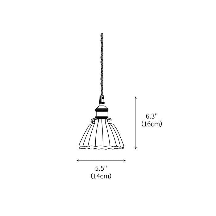 Ledbury-hanglamp 5,5"