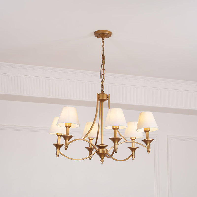 Lenore Aged Gold Chandelier
