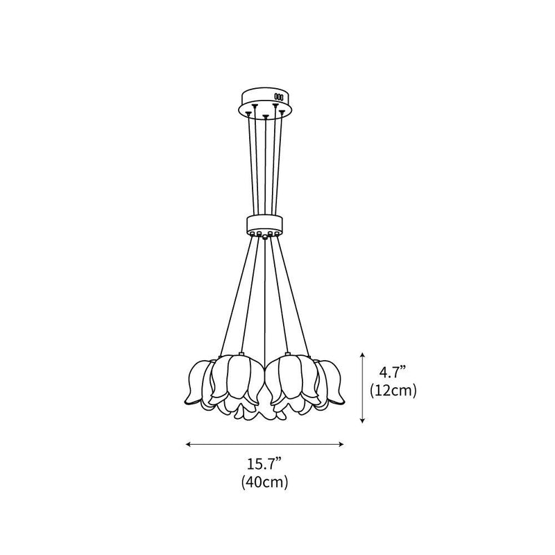 Lily Of The Valley Chandelier