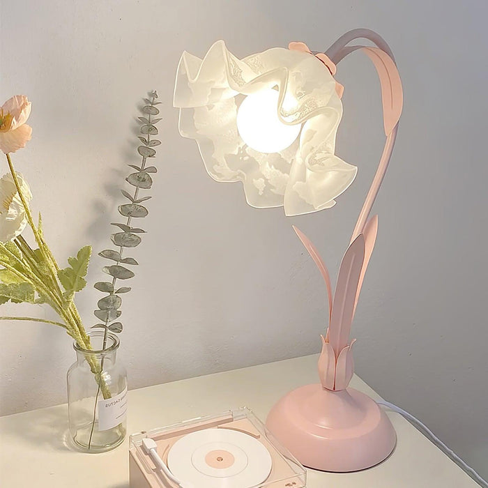 Lily of The Valley Table Lamp 11.8"