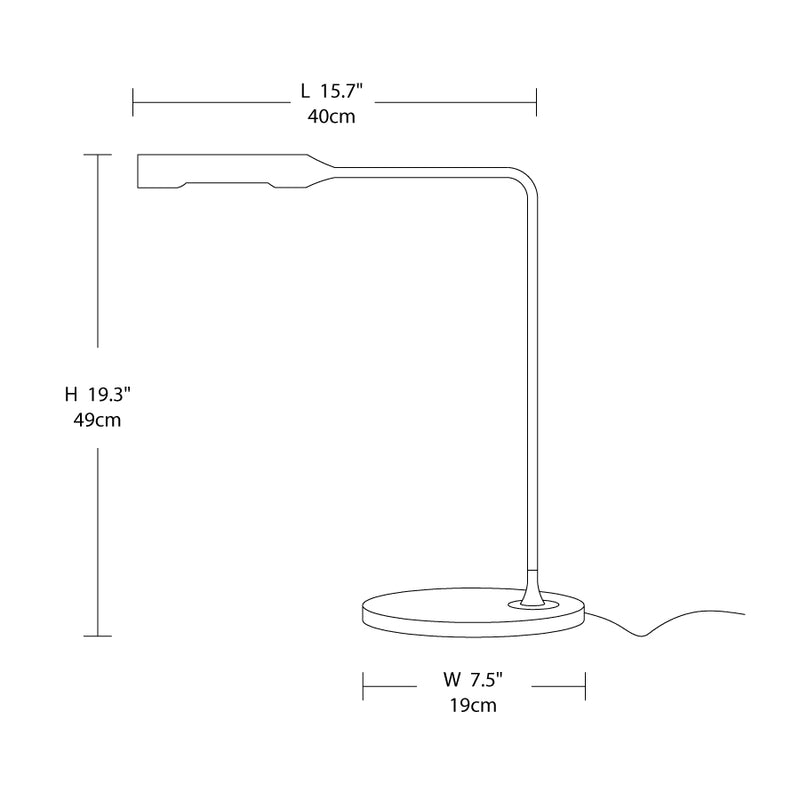 Linear Grace Table Lamp 15.7″