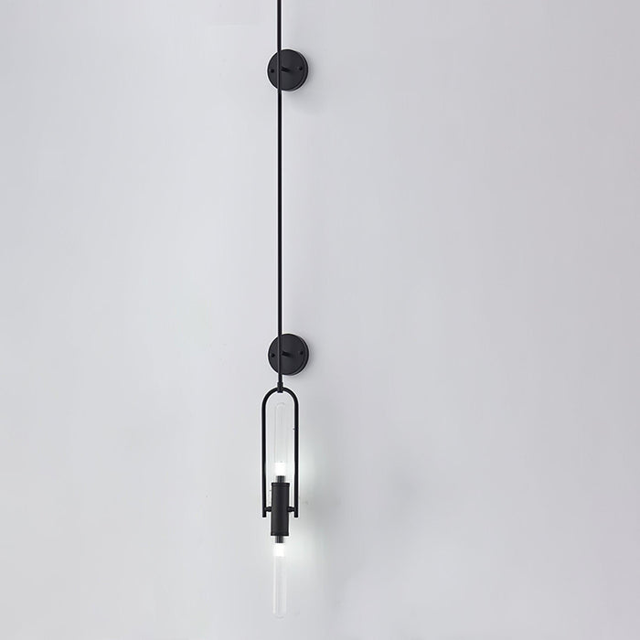 Long Arc Glass Wall Lamp