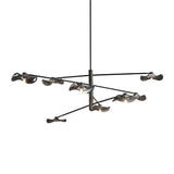 Lotus Leaves Glass Chandelier