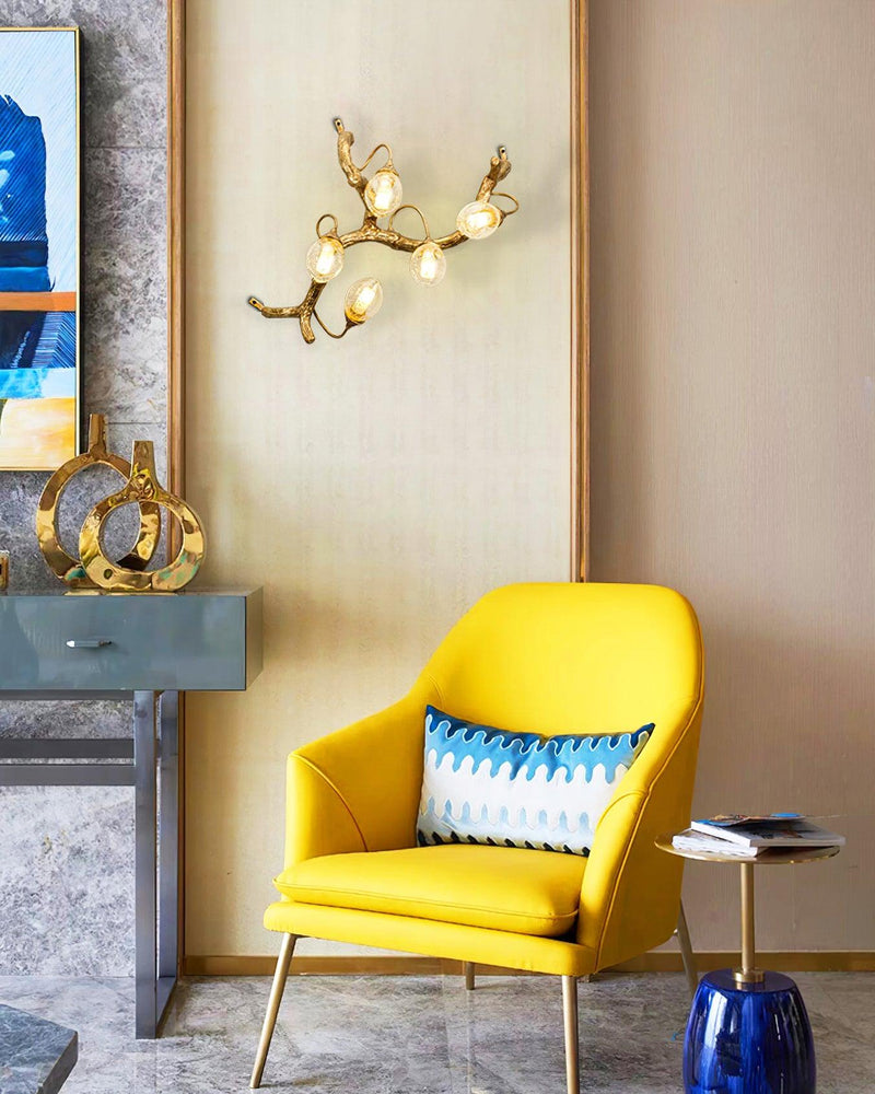 Lotus Seed Right Wall Lamp 15.7"