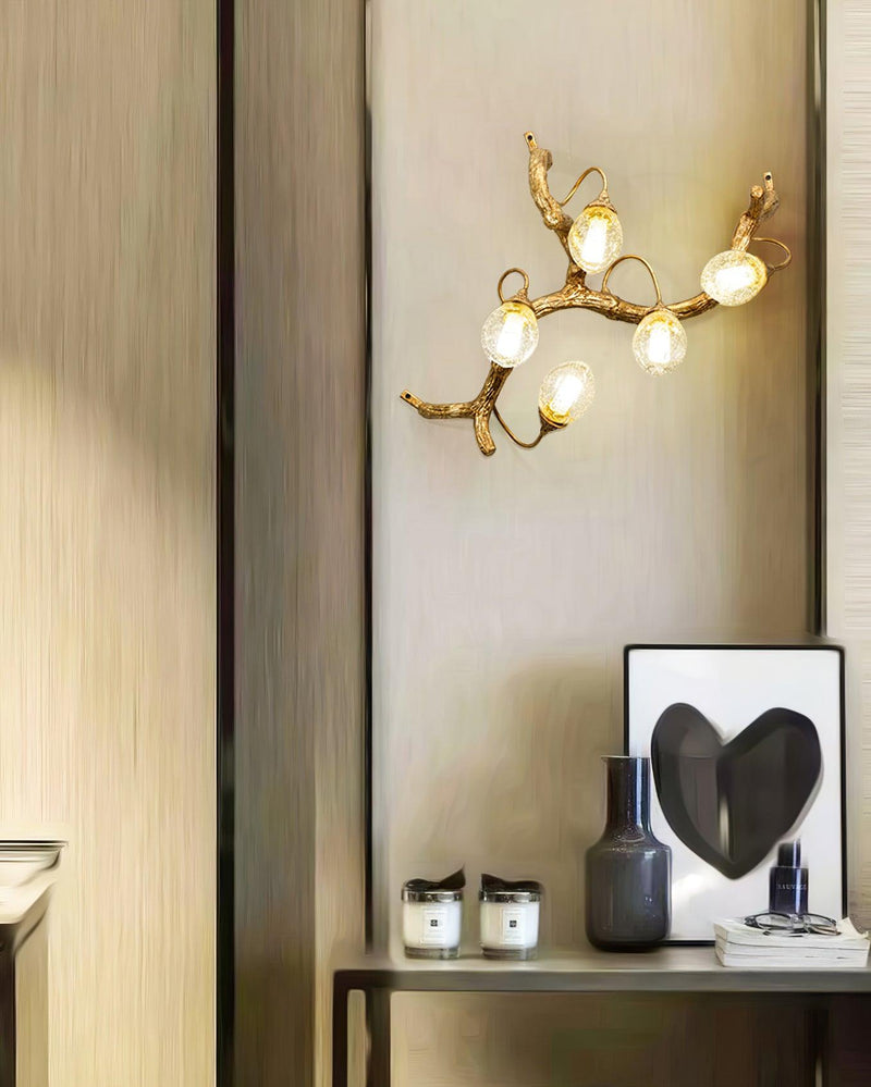 Lotus Seed Right Wall Lamp 15.7"