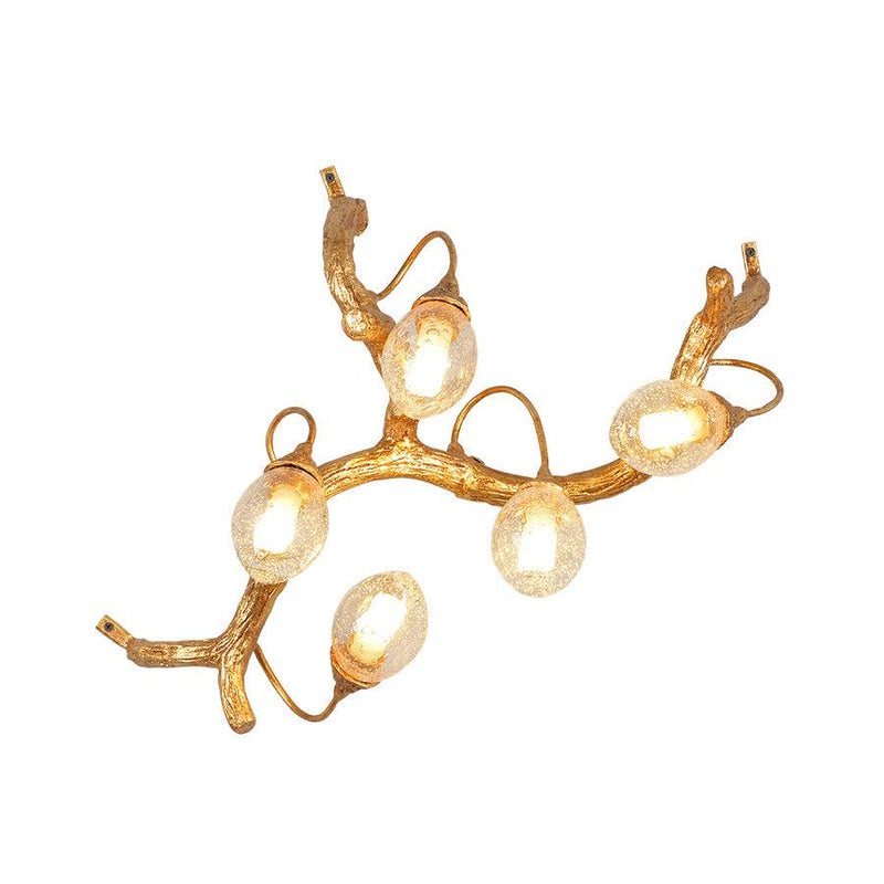 Lotus Seed Right Wall Lamp 15.7"