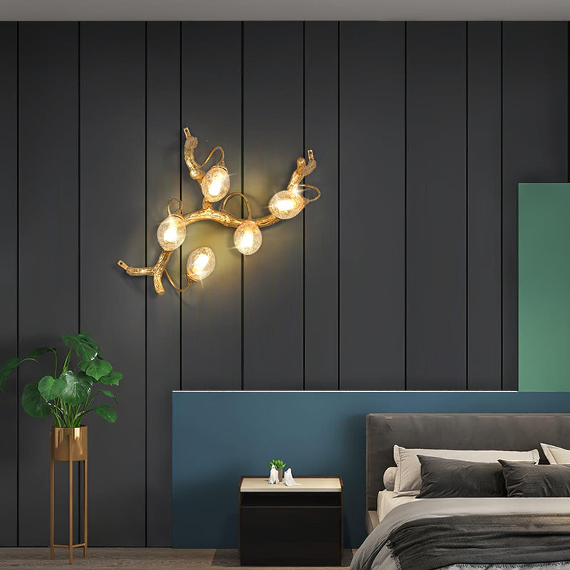 Lotus Seed Right Wall Lamp 15.7"