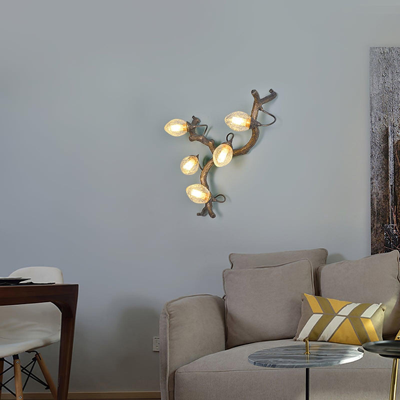 Lotus Seed Right Wall Lamp 15.7"