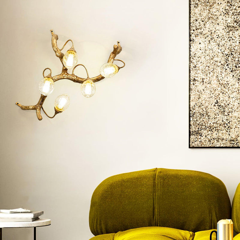 Lotus Seed Right Wall Lamp 15.7"