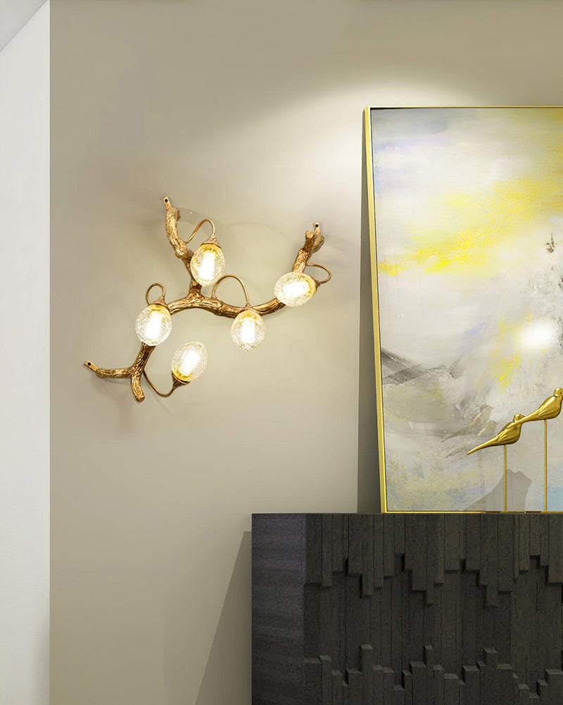 Lotus Seed Right Wall Lamp 15.7"