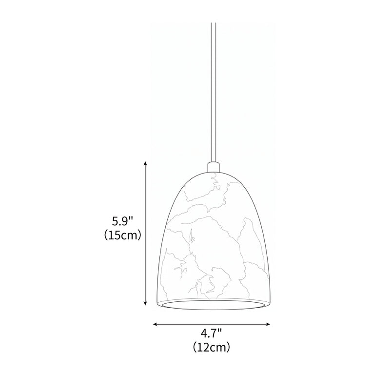 Luminary Alabaster Pendant Lamp