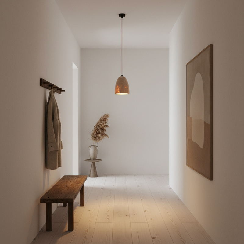 Luminary Stone Pendant Lamp 4.7"