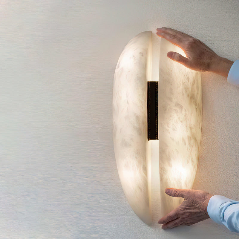 Luna Abalaster Wall Lamp
