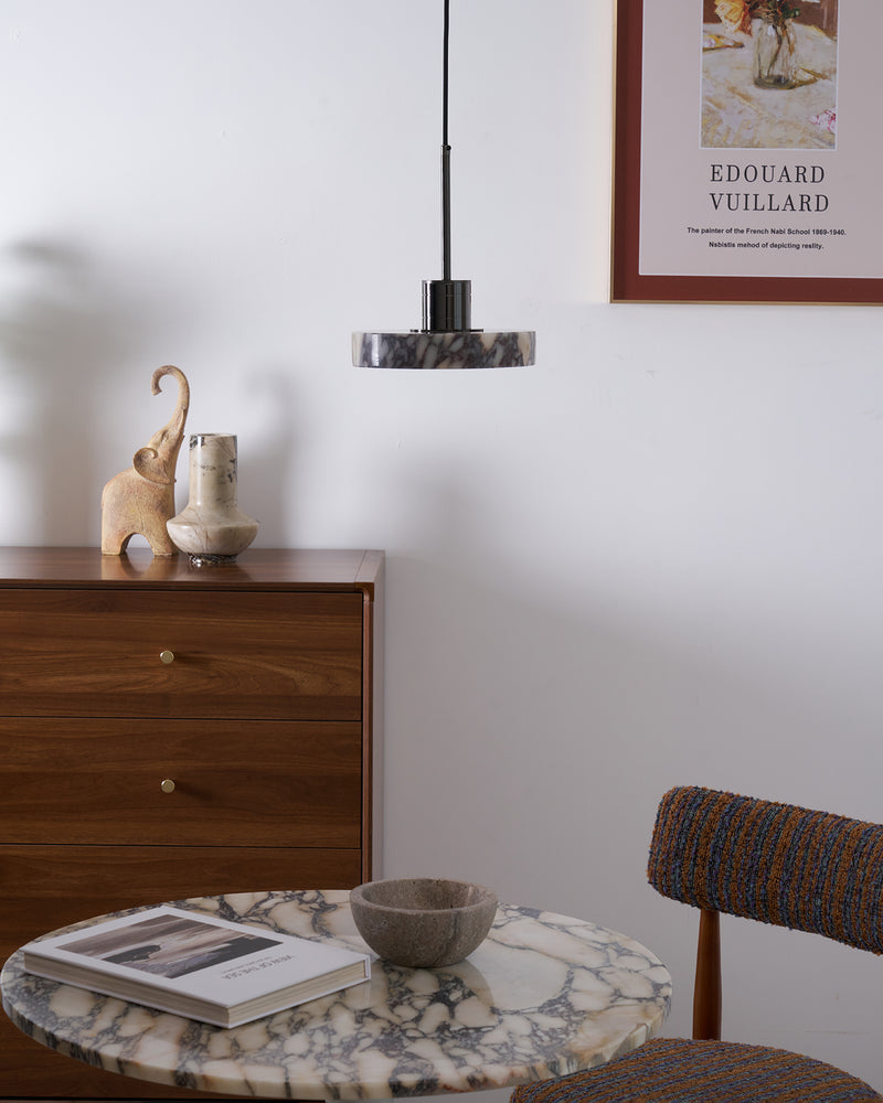 Luna Aura Marble Pendant Light