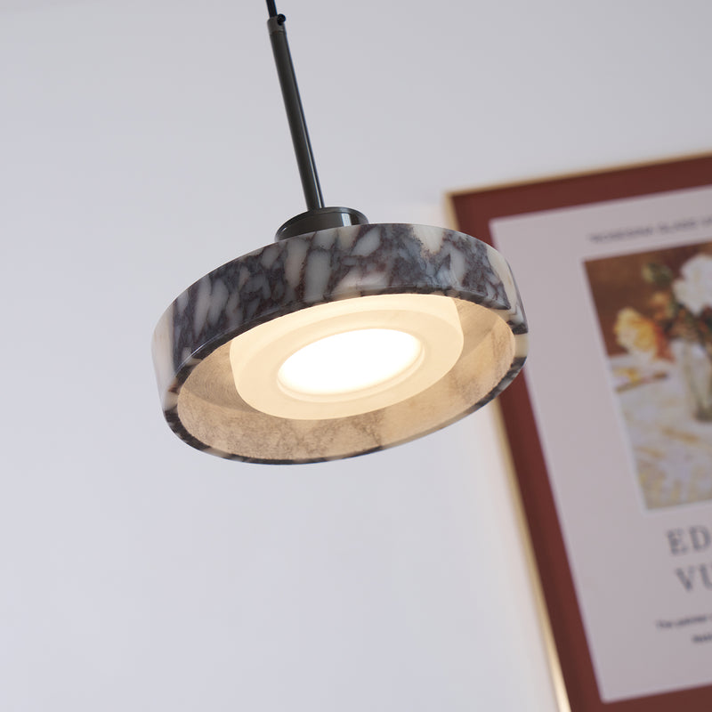 Luna Aura Marble Pendant Light