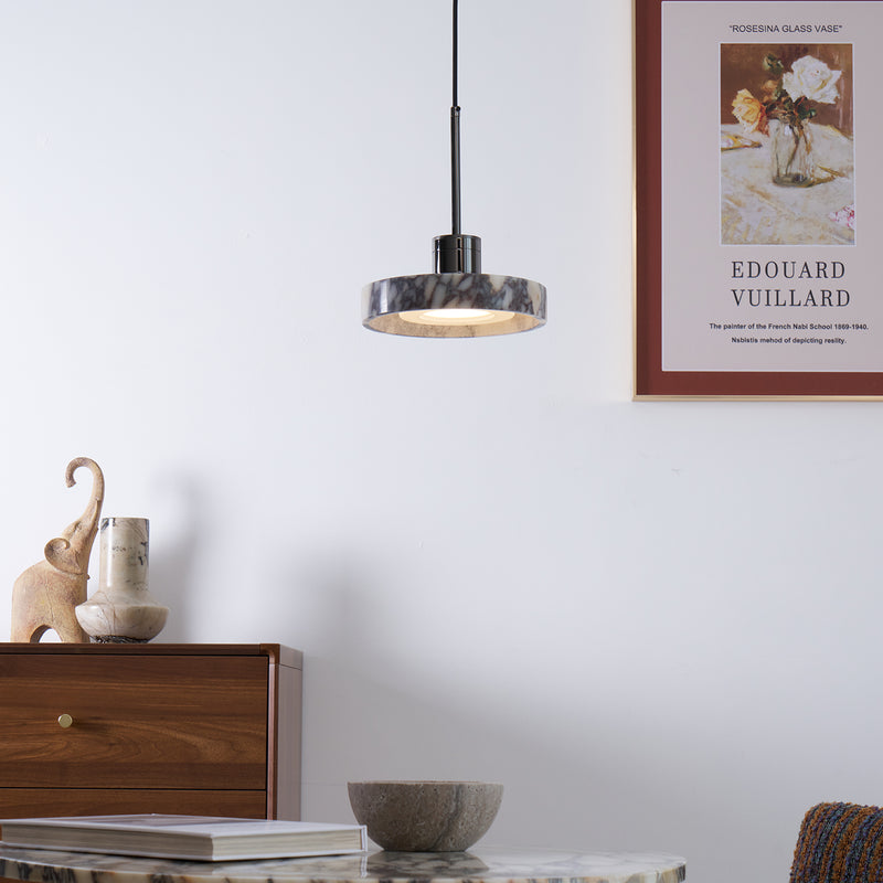 Luna Aura Marble Pendant Light