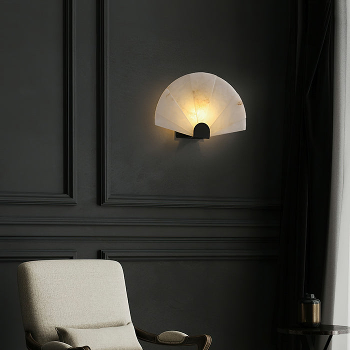 Luna Fan Wall Lamp 13.8"