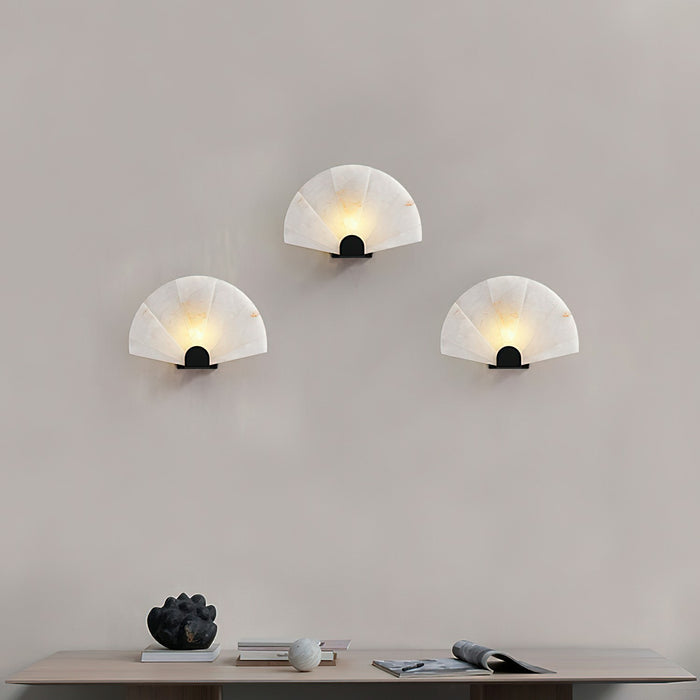 Luna Fan Wall Lamp 13.8"