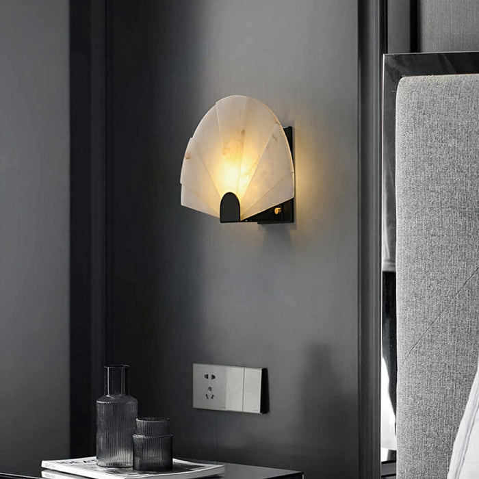 Luna Fan Wall Lamp 13.8"