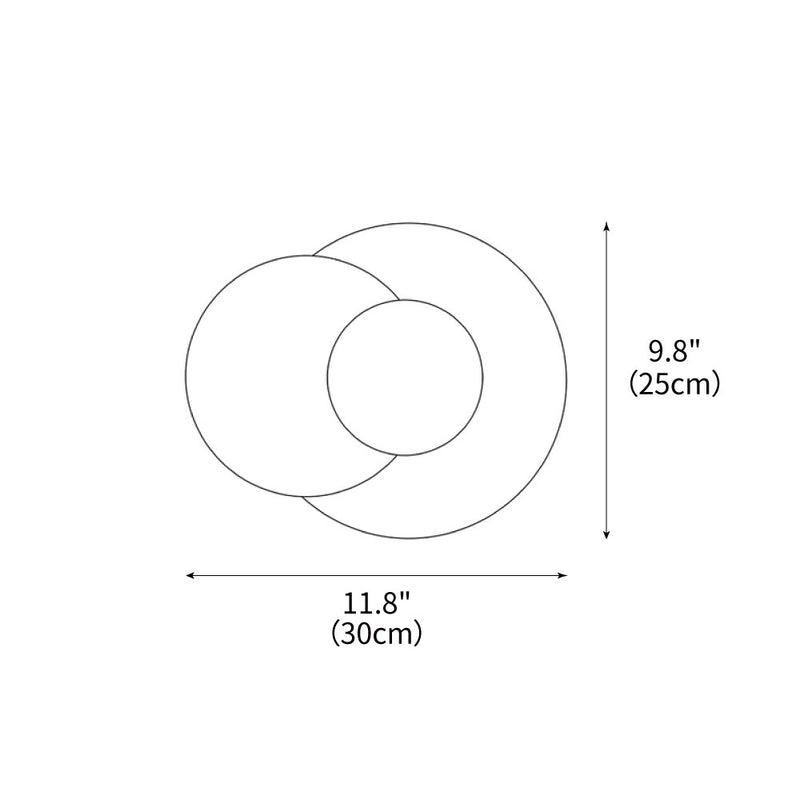 Lunar Eclipse Wall Lamp 11.8"