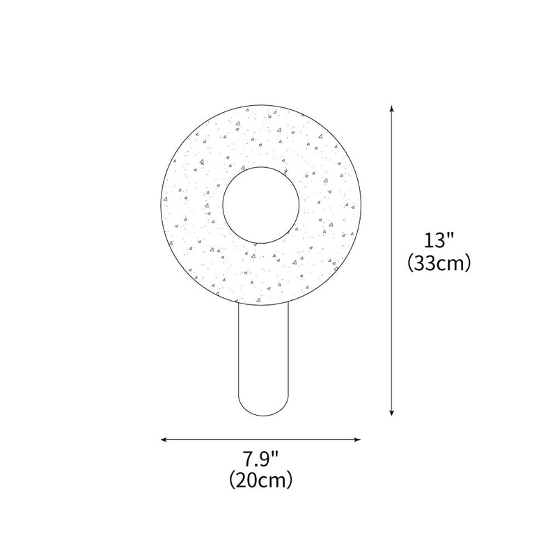 Lunar Wood Wall Lamp 12.2"