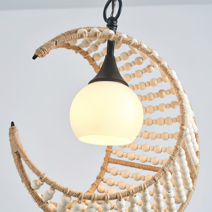 Lunar Crest Pendant Lamp 15"