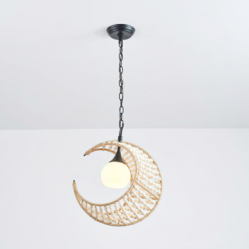 Lunar Crest Pendant Lamp 15"