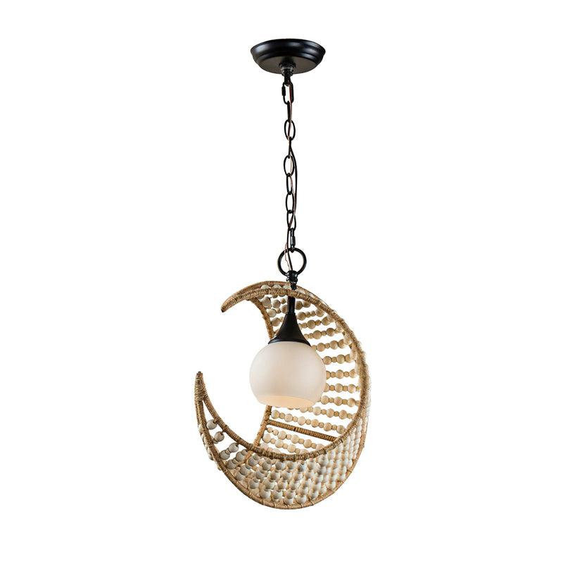 Lunar Crest Pendant Lamp 15"