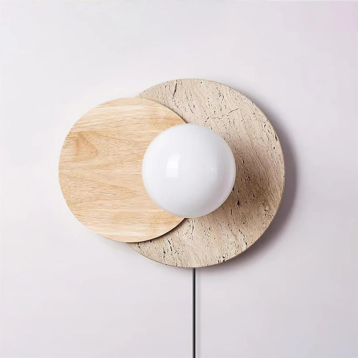 Lunar Eclipse Plug-in Wall Lamp 11.8"