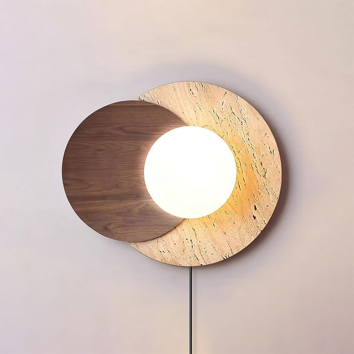 Lunar Eclipse Plug-in Wall Lamp 11.8"