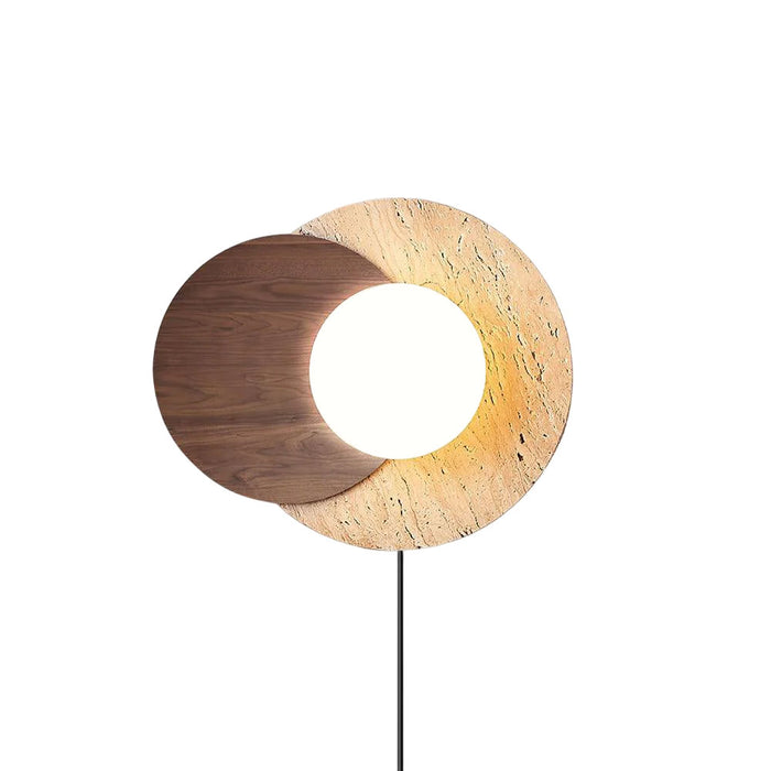 Lunar Eclipse Plug-in Wall Lamp 11.8"