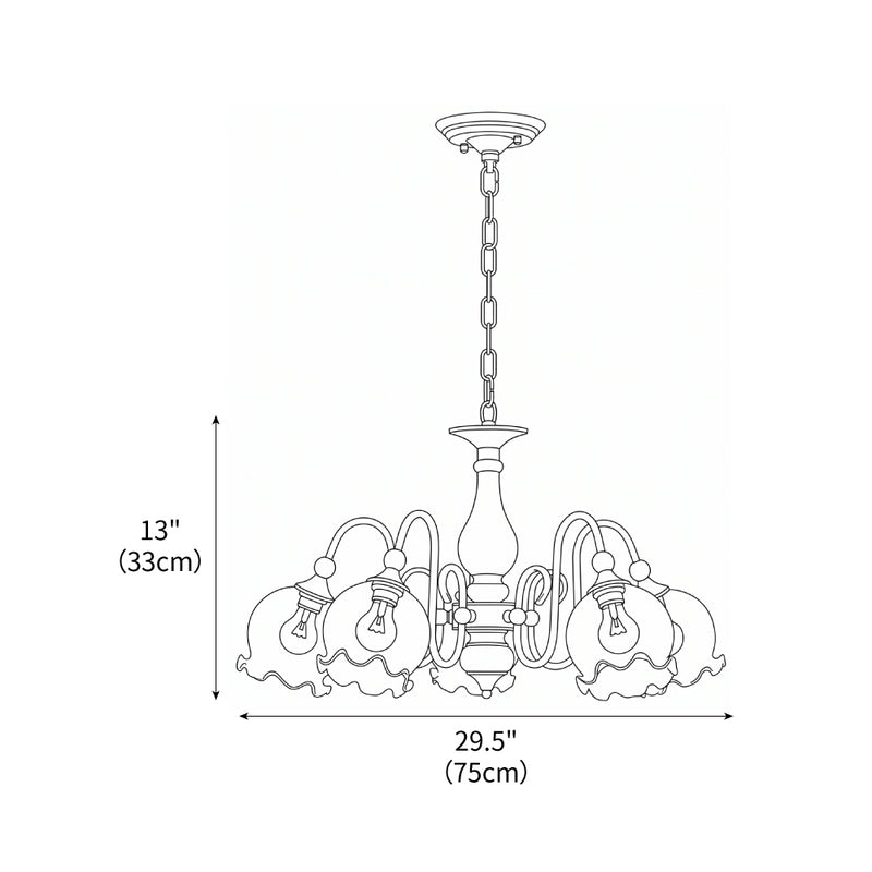 Lunessa Petal Chandelier