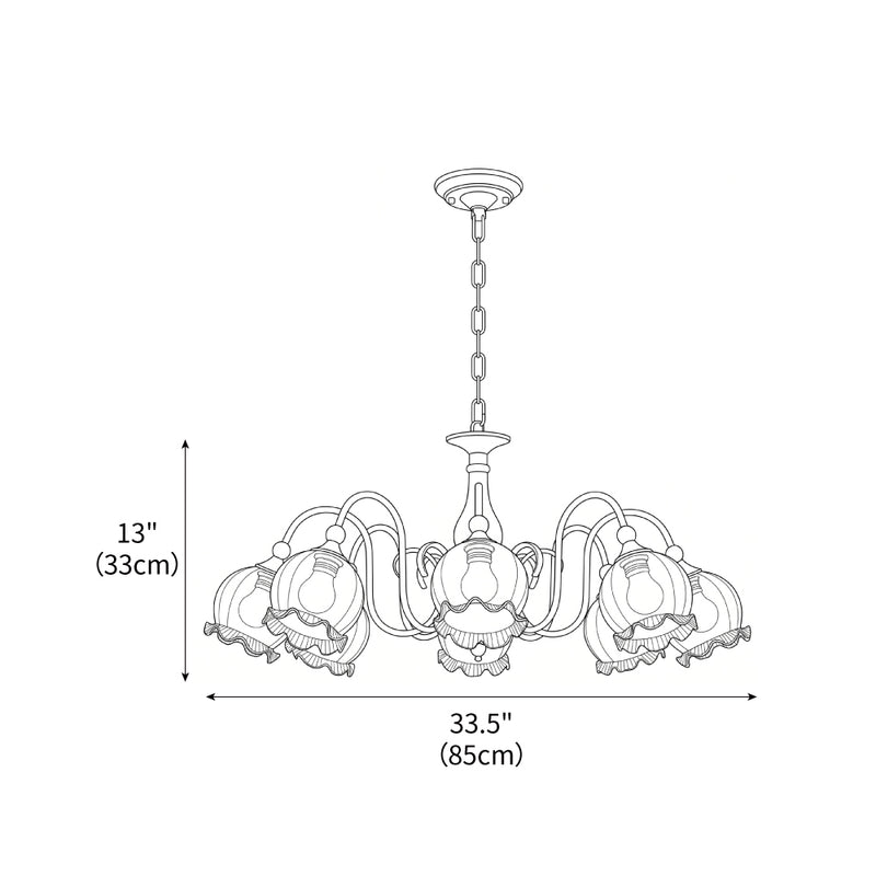 Lunessa Petal Chandelier