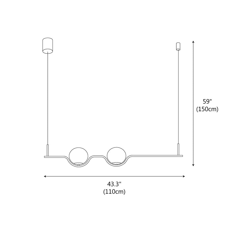 Lunette Balance Chandelier
